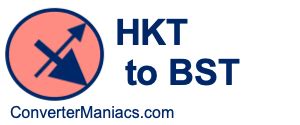 Converting BST to Hong Kong Time .